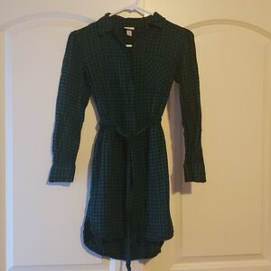 A New Day Womens Plaid Tunic Size XS